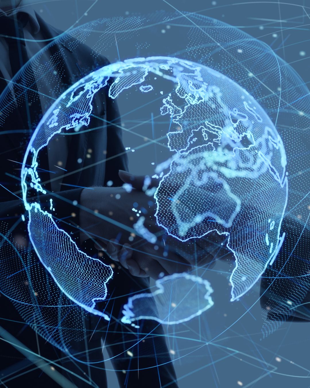 A map signifying global business